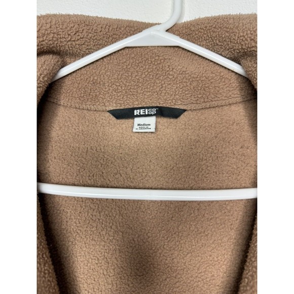 REI Co-Op Sweater Fleece Full Zip Brown Outdoor Jacket Mens Size Medium EUC - Picture 6 of 16